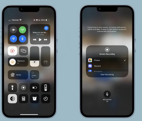 商丘苹果15维修分享iPhone15录制屏幕时如何录制音频 